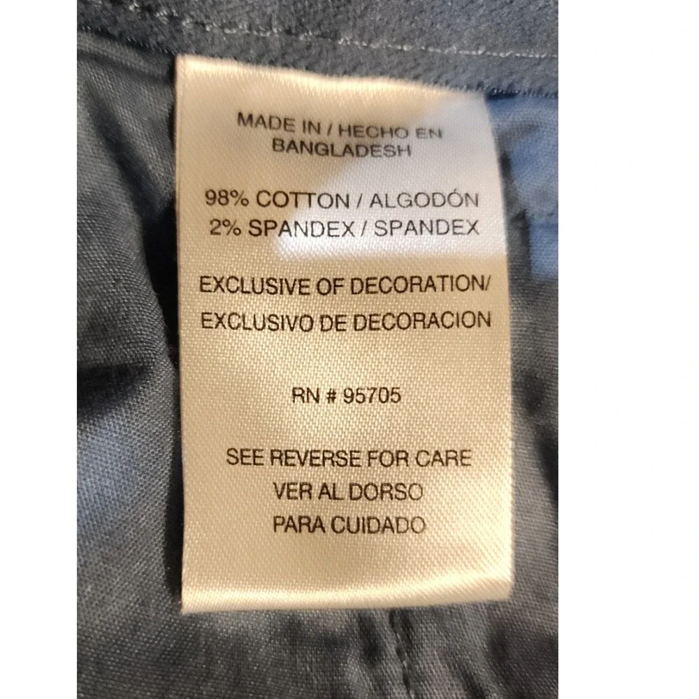 Iron Co Mens Stretch Cargo Shorts Blue Size 40 Regular Fit I435156S Utility NWT